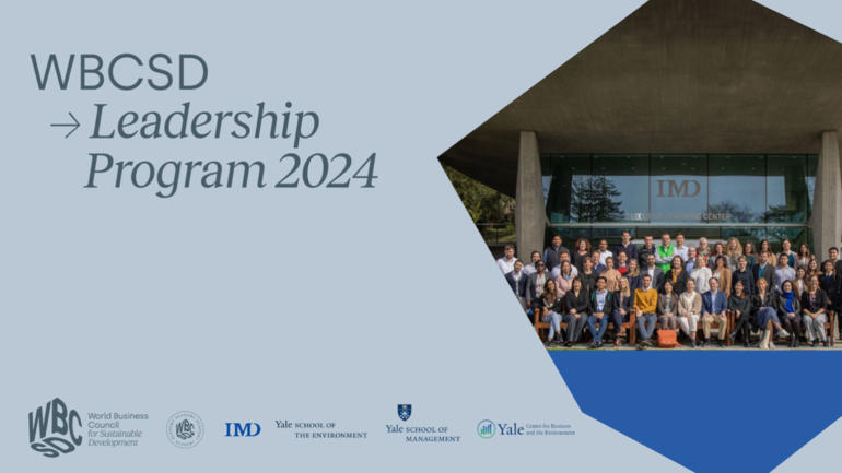 Read WBCSD's Leadership Program 2024 Brochure 